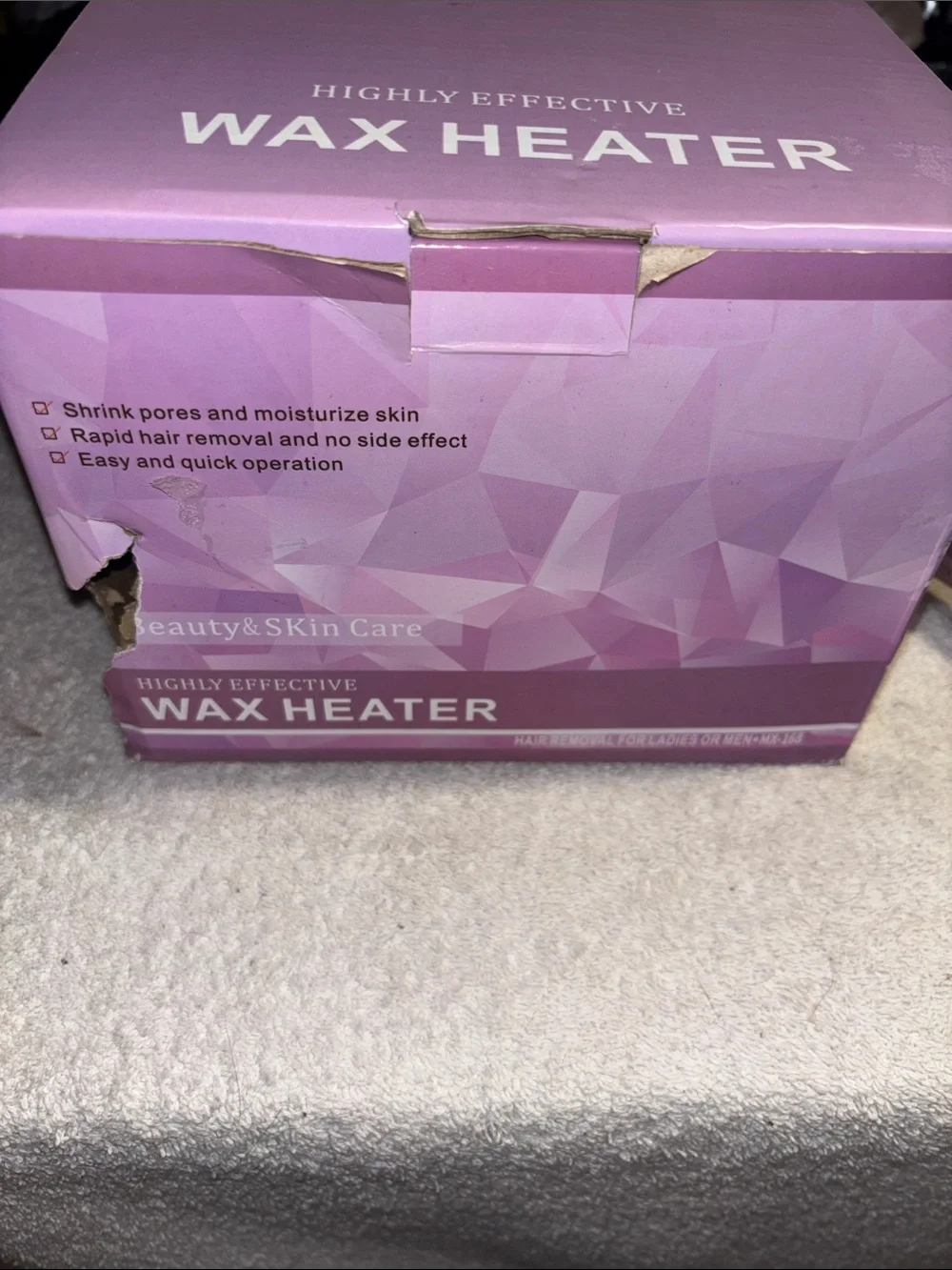 Pink Wax Heater for Gentle At-Home Hair Removal